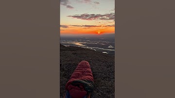 The best sunset I’ve ever seen 🌅 #alaska #mountains #denali #camping #hiking
