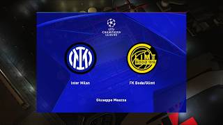 Download Lagu Inter Milan vs Bodo/Glimt | Giuseppe Meazza Stadium | 2025-26 UEFA Champions League | PES 2021 MP3