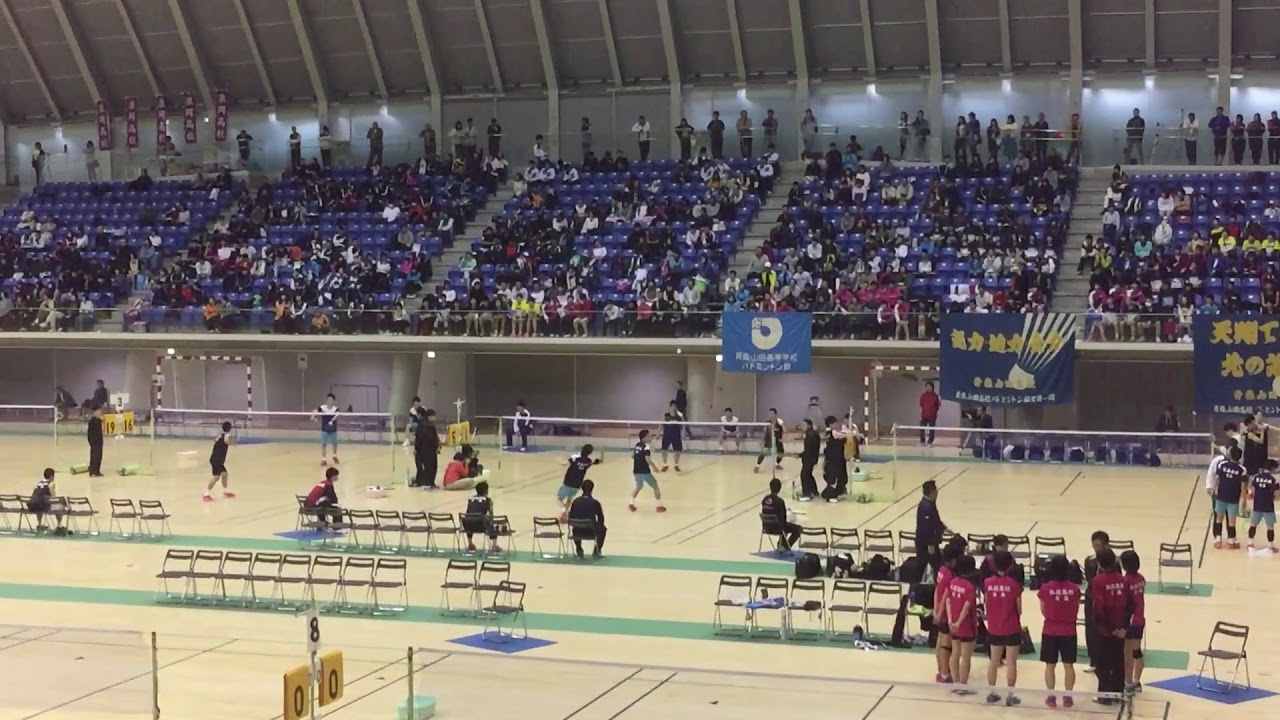 奈良岡功大 ダブルス 青森県高校総体 団体戦 ①