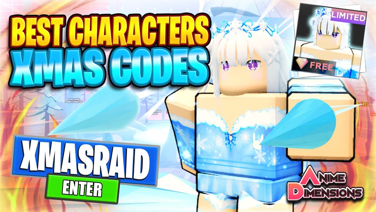 Anime Dimensions New BEST Christmas Characters! [Roblox Anime Dimensions  Simulator Update Codes] 