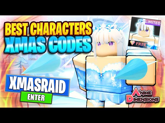 Anime Dimensions New BEST Christmas Characters! [Roblox Anime Dimensions  Simulator Update Codes] 