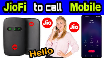 jiofi/jio dongle/jio wifi/jio hotspot se call kaise kare ll how to connect jiofi to mobile for calls
