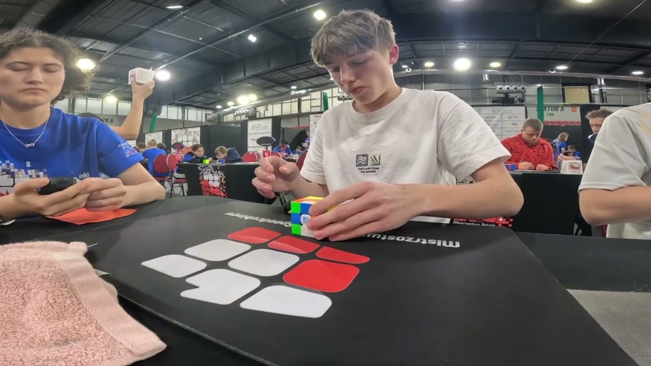 9.60 3x3 One-Handed Polish Championships Winning Average