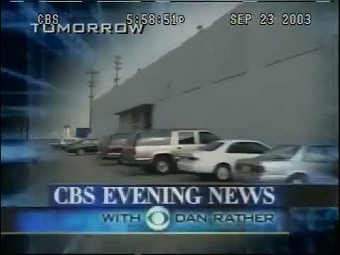 CBS Evening News with Dan Rather very short Promo/Experience CBS News - 9/23/2003 (for 9/24/2003)