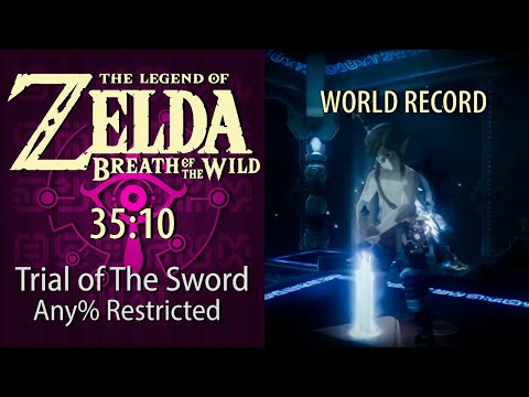 Wideo: Zelda: Breath Of The Wild Speedrunner Przebija Się Przez Trial Of The Sword W Mniej Niż 44 Minuty