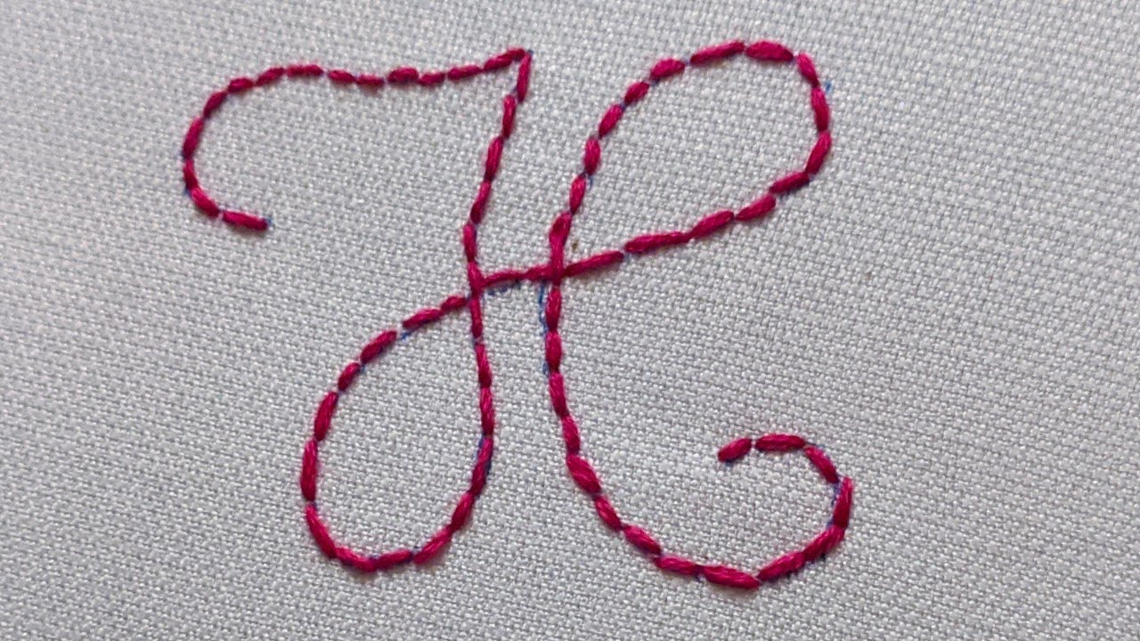 Hand EmbroideryH Delicate & Easy monogram/ simple embroideryH Design