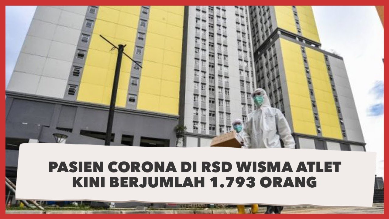 Berkurang 128, Pasien Corona di RSD Wisma Atlet Kini Berjumlah 1.793 Orang