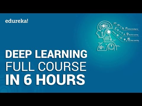 Deep Learning Full Course – Learn Deep Learning in 6 Hours | Deep Learning Tutorial | Edureka