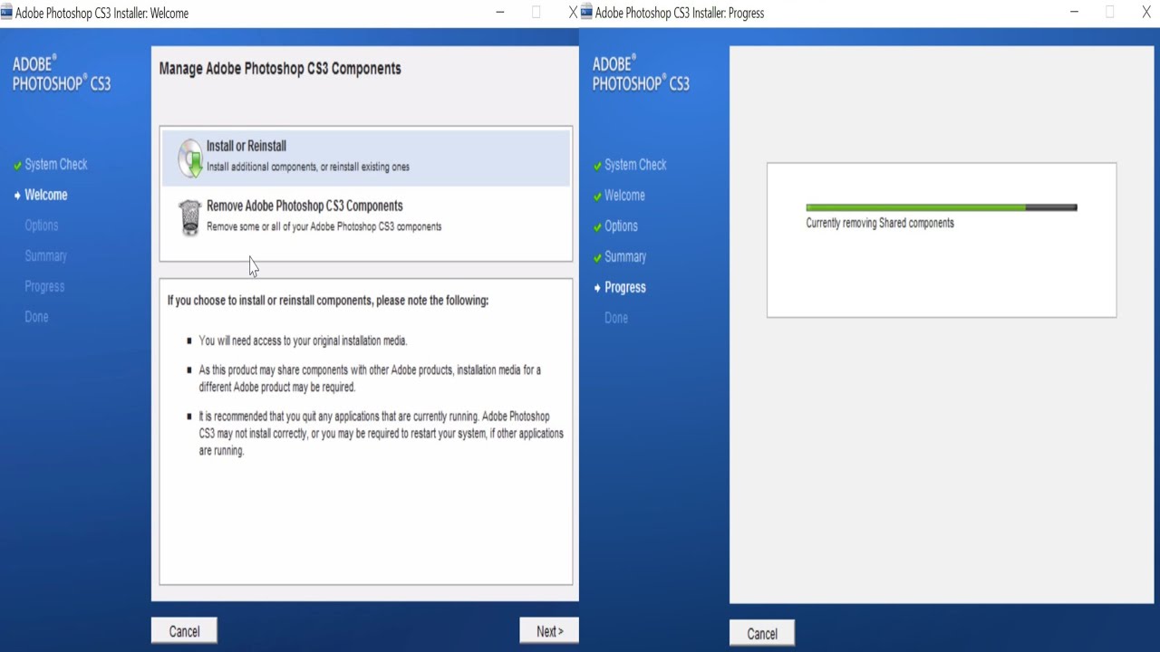 how to uninstall adobe photoshop Cs3 2023/2024/2025 in windows 10 ...