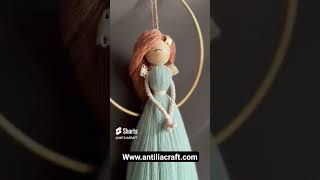 👸 Macrame doll: Perfect gift for girls 🎁 & home decoration 🏡 #homedecor #gift #giftideas