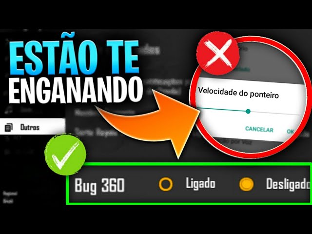 COMO TIRAR O BUG DO 360 EM QUALQUER CELULAR FREE FIRE 