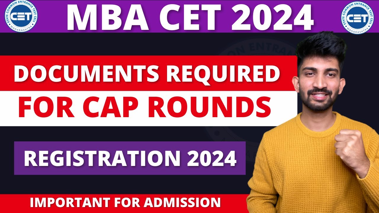 MBA CET Cap Rounds Process Documents Required | Documents Required for ...