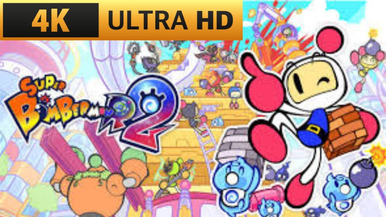 Super Bomberman R 2 -  Offline Players Part - 4K