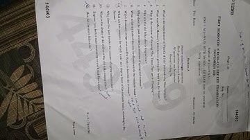 Calicut University 1st semester Ways with Words Literature in English BCom BBA 2021 question paper