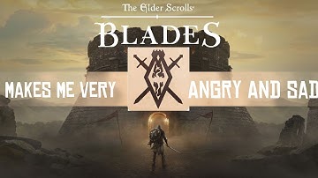 I FINALLY GOT TO DOWNLOAD THE ELDER SCROLLS BLADES...and this happened...