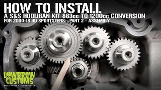 How To Install S&S Cycles 1200cc Hooligan kit 883cc Harley-Davidson Sportsters - Part 2 - Assembly
