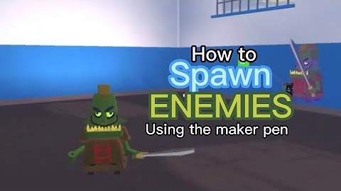 how to spawn enemies with the maker pen in rec room easily