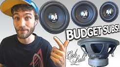 Budget BANGIN Subwoofers! 10" 12" & 15 inch Deaf Bonce MACHETE | Cheap Car Audio Subwoofer Review 