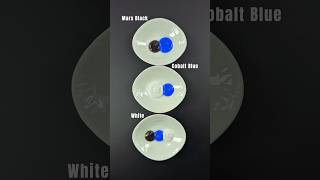 Let's Mixing Mars Black , Cobalt blue & White 😍 #colormixing #shorts  #asmr #relexing #satisfying