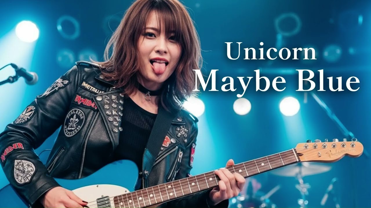 Maybe Blue - ユニコーン │ Girls’ Rock & Metal Reboot│ AI-Generated Cover Music