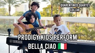 Prodigy Kids Shocking Performance Bella Ciao On Piano & Guitar Jelijah Diaz