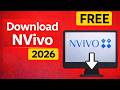 How To Download NVivo For Windows Mac 2026 Nvivo Software Free Download N Vivo Download