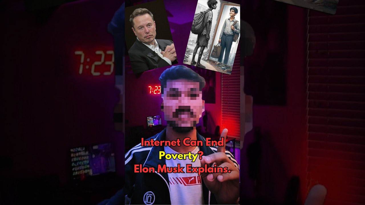 “Internet Can End Poverty? Elon Musk Explains”😱 