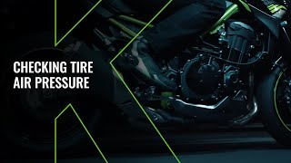 Checking tire air pressure
Take a look at this video to learn hot to check your motorcycle tire air pressure. Checking tire air pressure