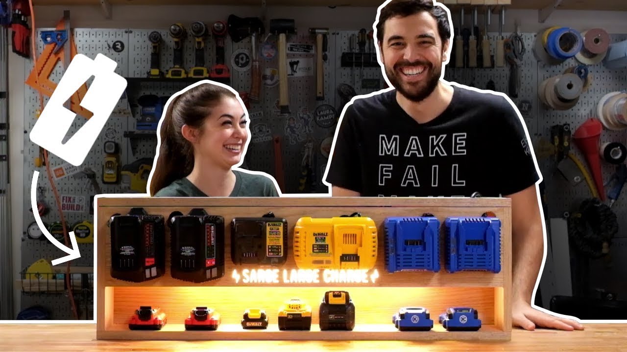 Our Take On A Tool Charging Station Youtube