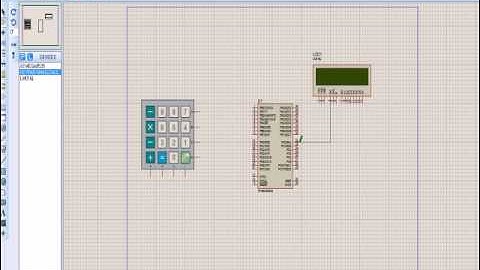 Tutorial Membuat kalkulator sederhana dengan proteus 8.0 dan CV AVR