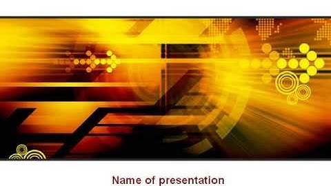 Integrated Technology PowerPoint Template by PoweredTemplate.com