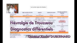 Névralgie trigéminale / Névralgie du trijumeau | Diagnostics différentiels | Pr Xavier DUBERNARD