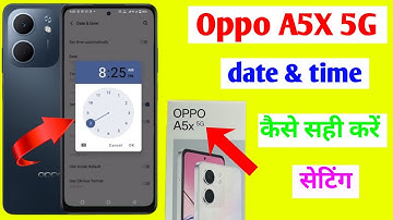oppo a5x me date and time kaise sahi kare | how to set date and time 😜