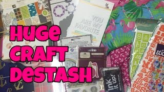 Huge Craft Destash // Stamps, dies, art supplies,stickers, planner goodies & more | I'm A Cool Mom