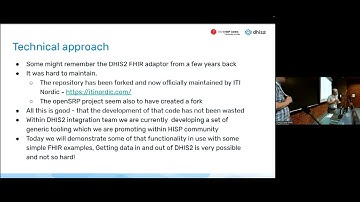 DHIS2 and FHIR #DAC2022