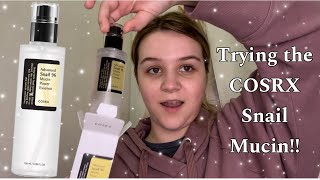 Trying the COSRX Snail 96 Mucin Power Essence For the First Time!! ASMR Skincare Routine by Jasmine the Waffle 180 views 3 months ago 7 minutes, 35 seconds
