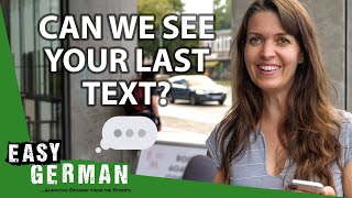 Writing Text Messages in German | Easy German 419 screenshot 3