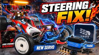 WLtoys 104001 YSIDO Servo Upgrade! Remove, Center & Install New RC Steering Servo Step by Step 🔧🚗