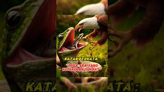 Sial Katak Ini Jadi Rebutan Seekor Ular Dan Burung animals shorts funny funny wildlife