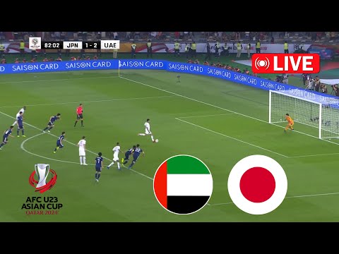 🔴LIVE : Uae U23 vs Japan U23 | AFC U23 Asian Cup 2024 | Japan vs Uae Live | Full Match Stream