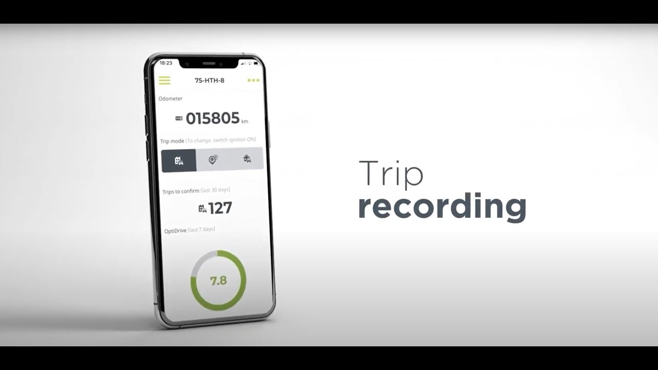 Easy Trip administration with digital mileage Log book | Webfleet Solutions