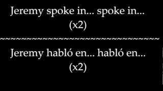 Pearl Jam - Jeremy (Traducción al español) (Lyrics)