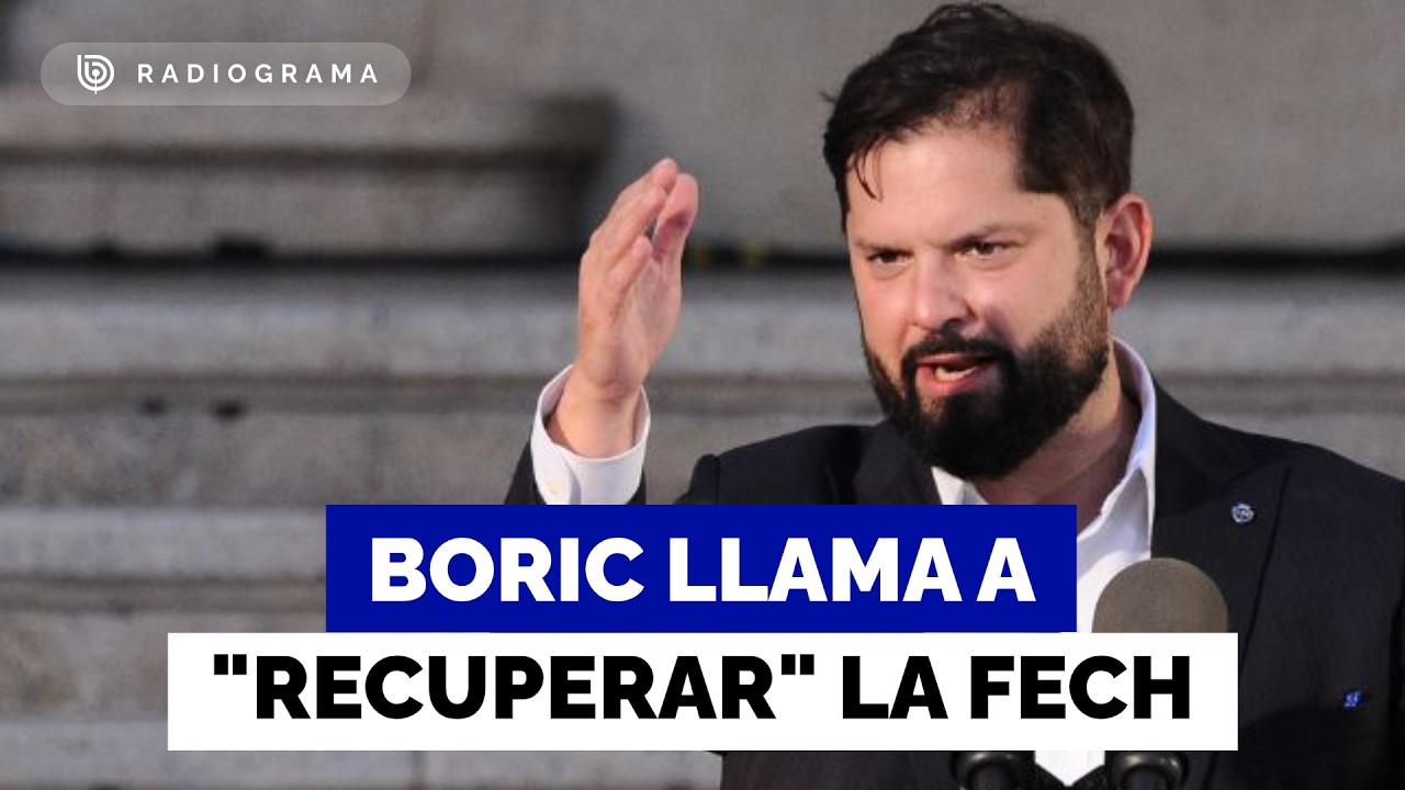 Boric llama a estudiantes a 