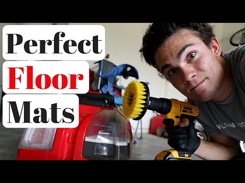 Super Clean Car Floor Mats 4 Steps Youtube