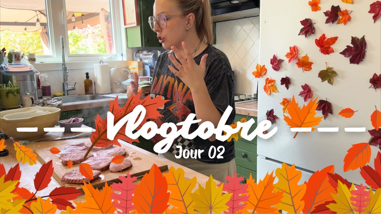 VLOGTOBRE Jour 02 - Décorations d’automne & nouvelle activité