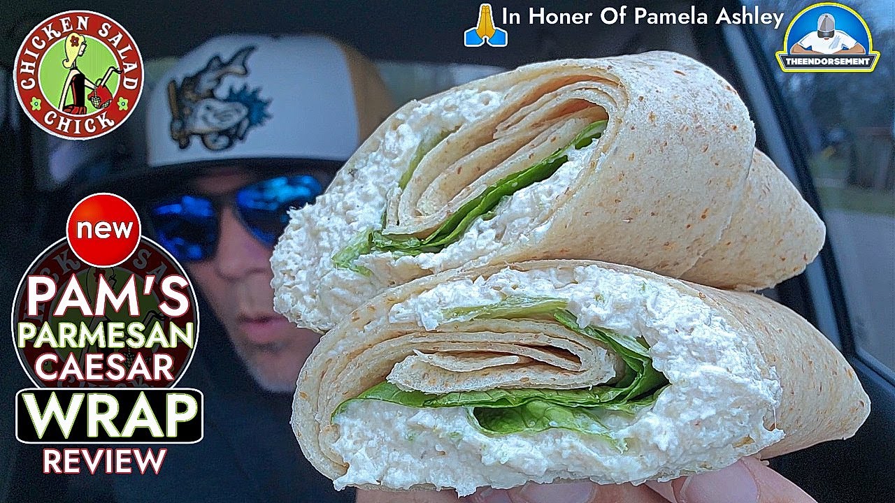 Chicken Salad Chick® Pam's Parmesan Caesar Wrap Review! 🐔🧀🌯| NEW WRAPS! | theendorsement