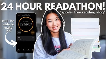 READING FOR 24 HOURS! *a spoiler free reading vlog*