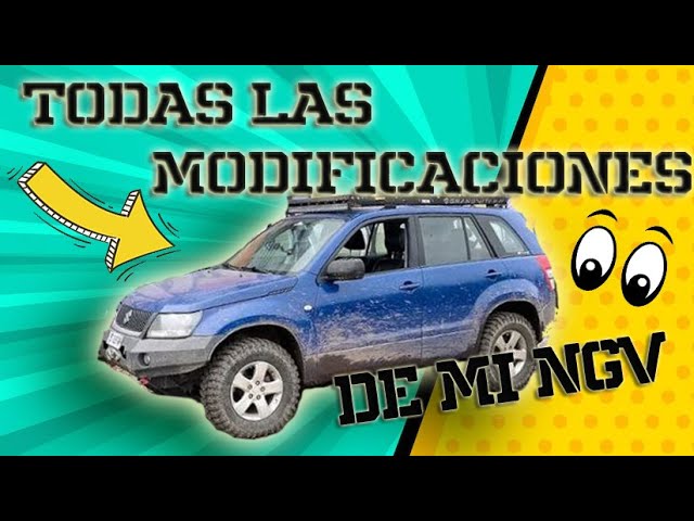 Vitara 4x4 con barra led, halogenos, suspencion rancho