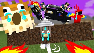 Monster School: Crazy Police Chase (Minecraft Animation)