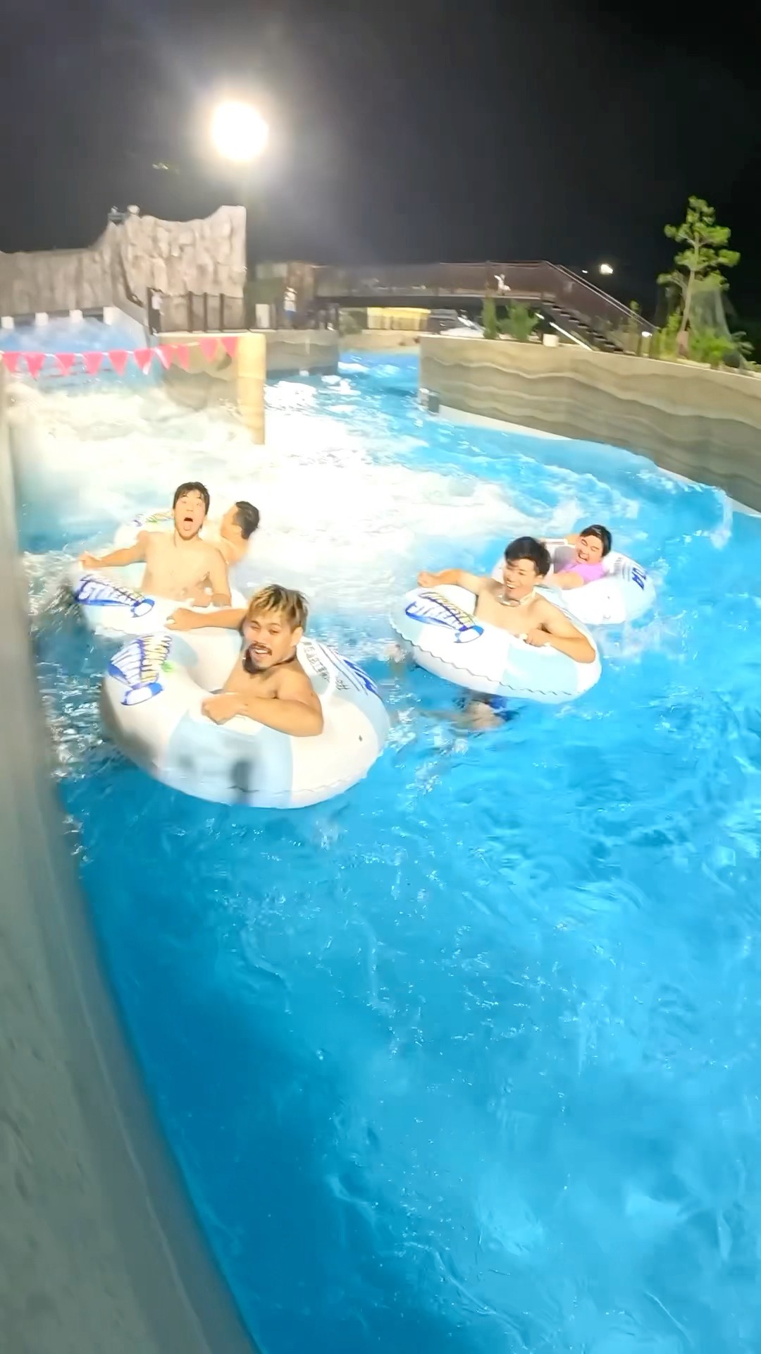 Who will reach the goal line first in a wild rapid pool!? #shorts #monsterstream